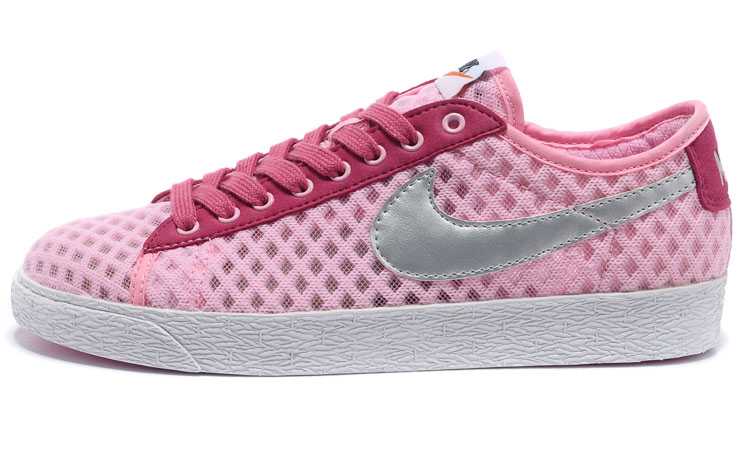 nike blazer low selvage 2013 summer light breathable pink de la mode